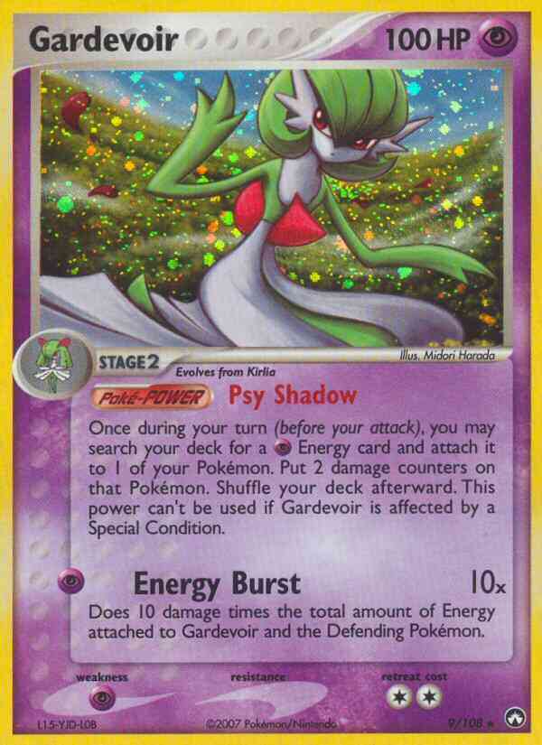Gardevoir - 9/108 - Rare Holo [ex16-9] [Holo]