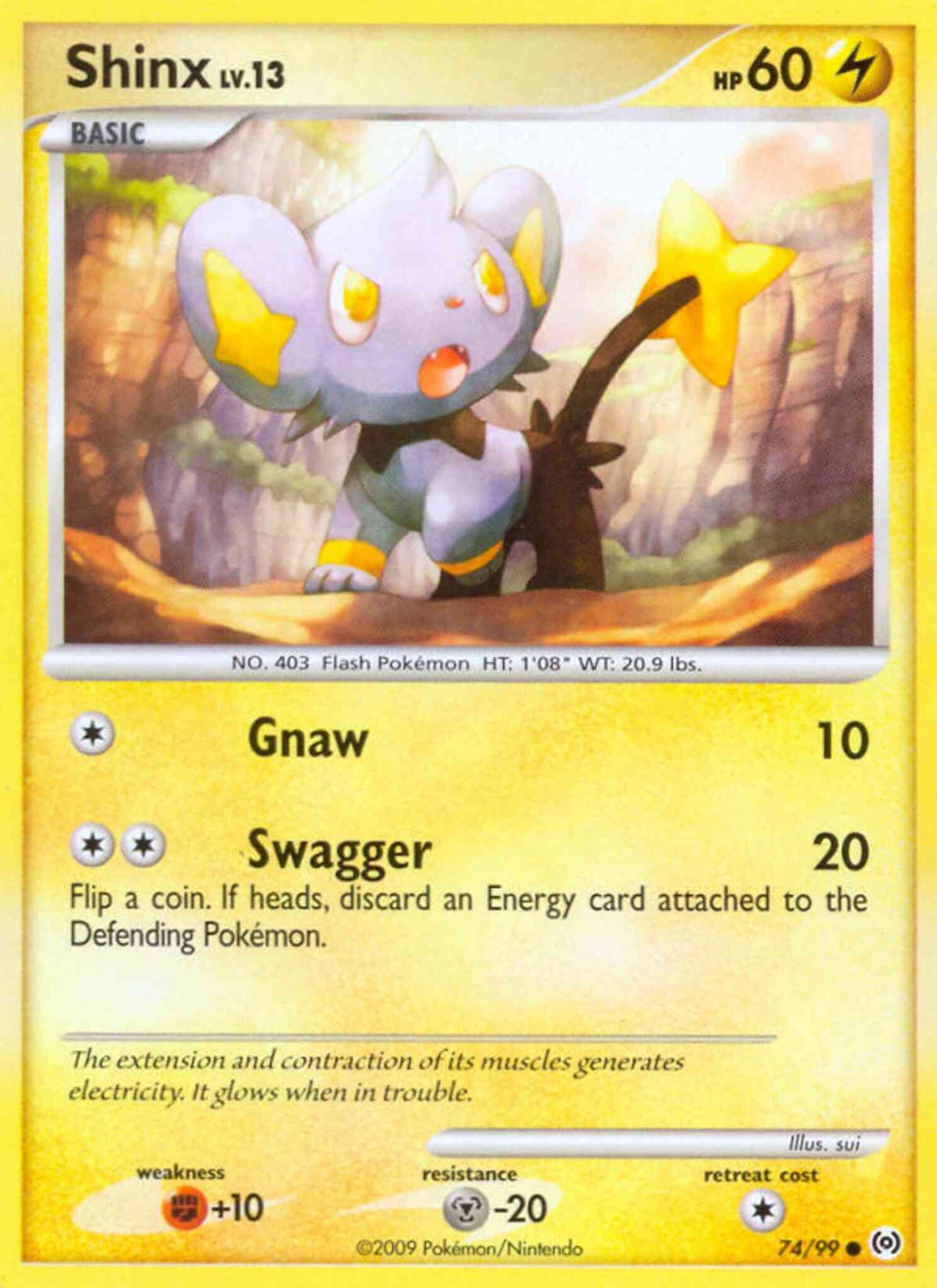 Shinx - 74/99 - Common [pl4-74] [Non-Holo]