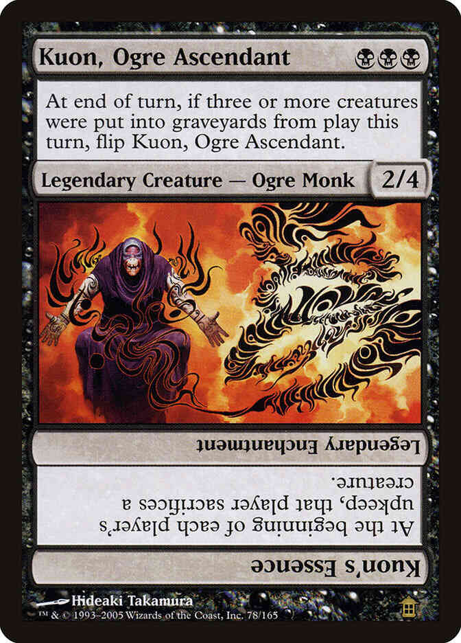 Kuon, Ogre Ascendant // Kuon's Essence [78] [Saviors of Kamigawa] [Non-Foil]