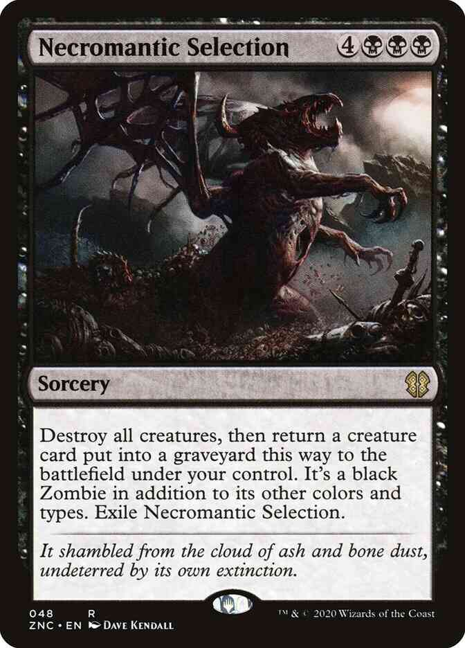 Necromantic Selection [48] [Zendikar Rising Commander] [Non-Foil]