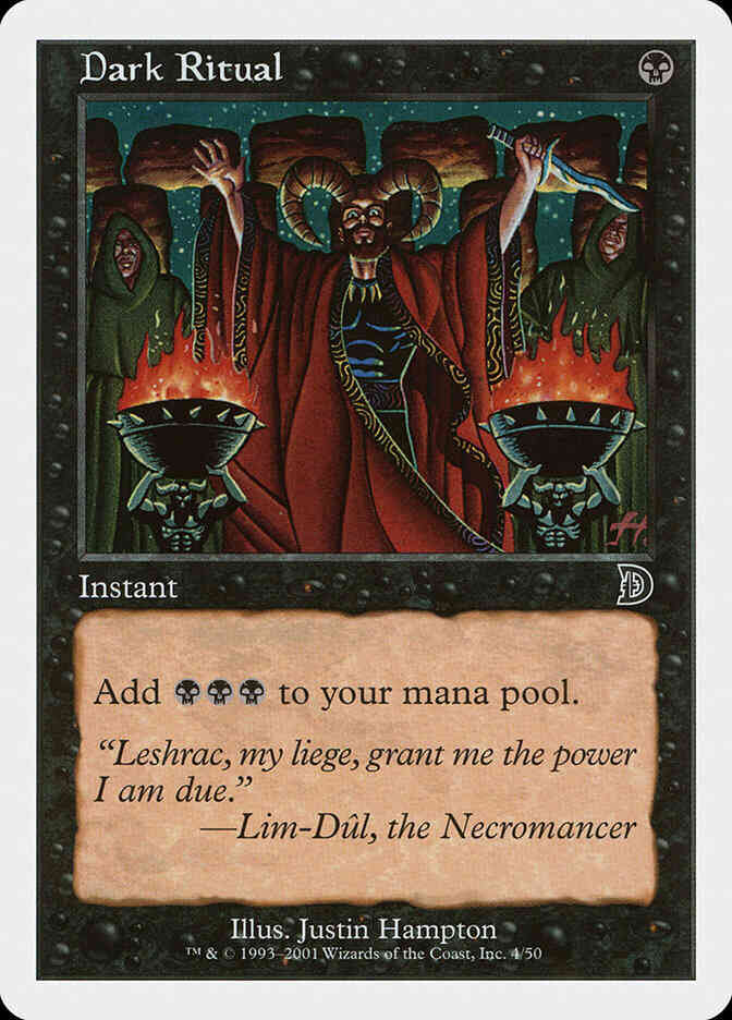 Dark Ritual [4] [Deckmasters] [Non-Foil]