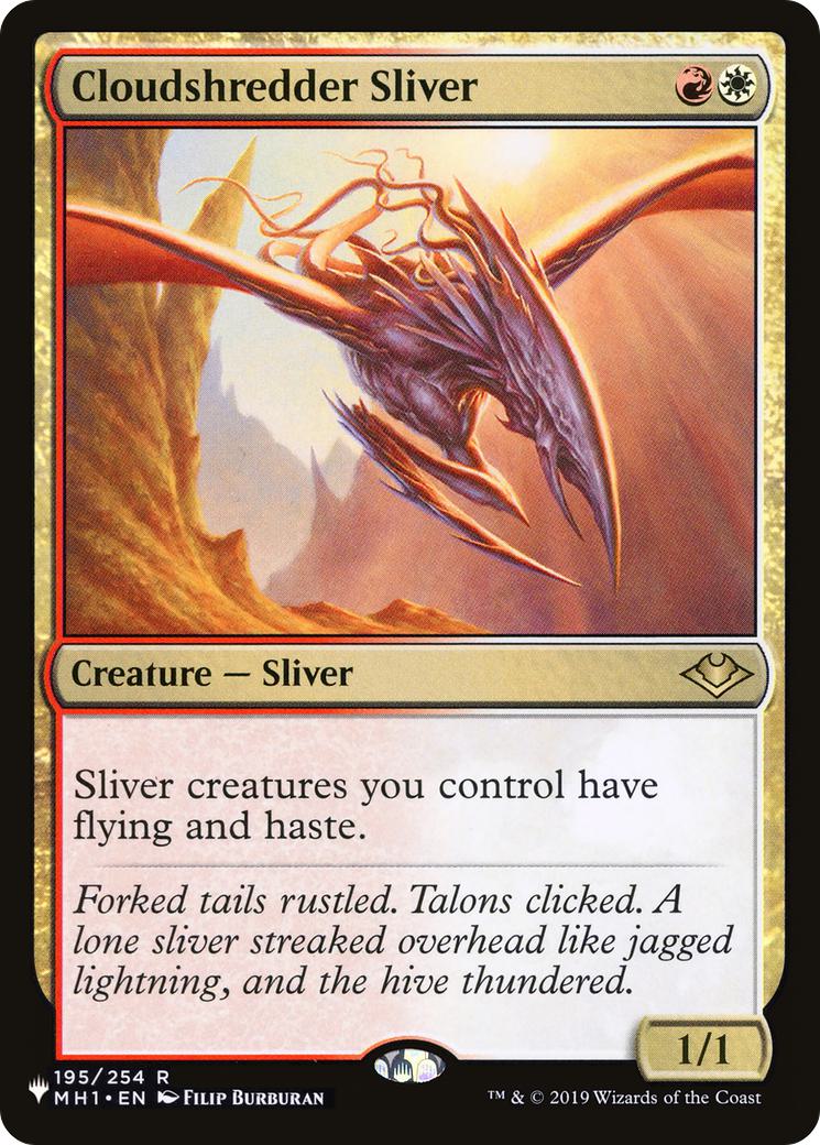 Cloudshredder Sliver [MH1-195] [The List] [Non-Foil]