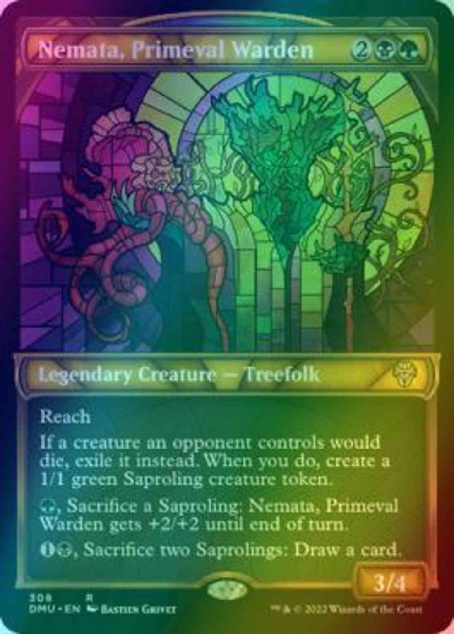 Nemata, Primeval Warden [308] [Stained Glass Showcase] [Dominaria United] [Foil]
