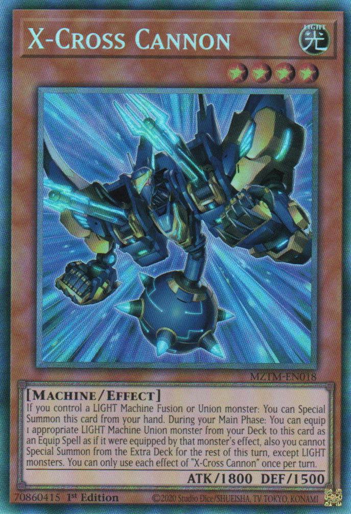 X-Cross Cannon - MZTM-EN018 - Collector's Rare - 1st Edition