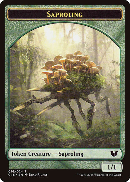 Saproling Token (16) // Snake Token (21) [Commander 2015 Tokens] [Non-Foil]