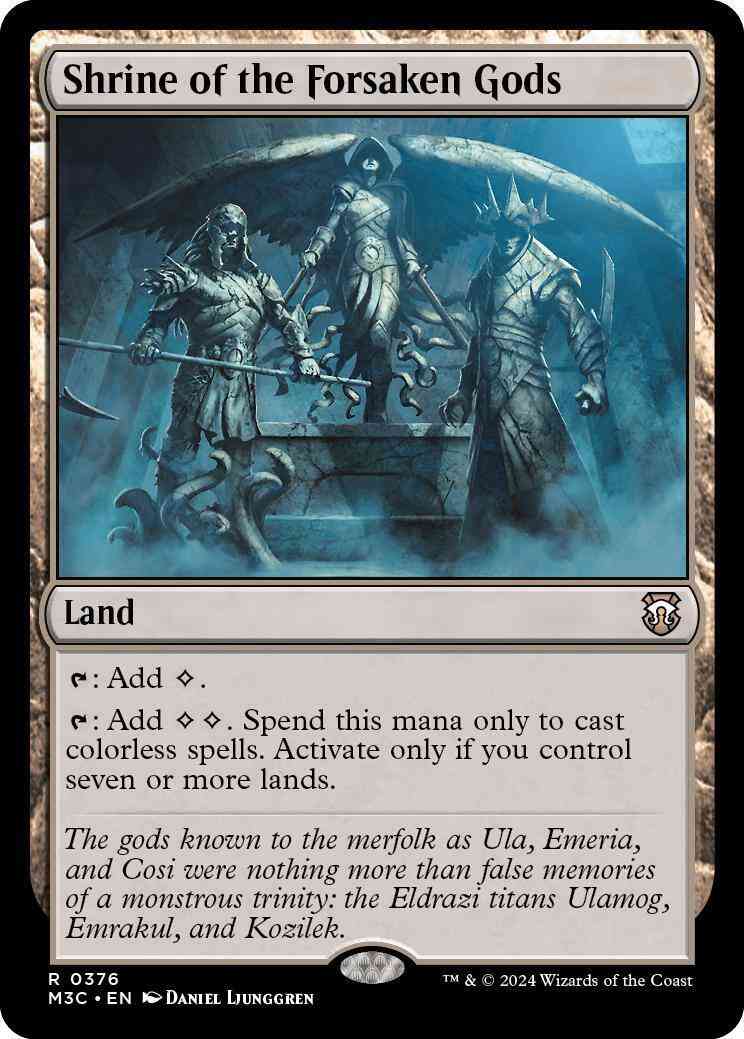 Shrine of the Forsaken Gods [376] [Modern Horizons 3: Commander] [Non-Foil]