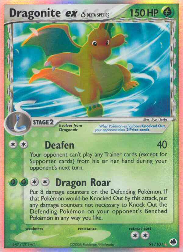 Dragonite ex δ - 91/101 - Rare Holo EX [ex15-91] [Ultra]
