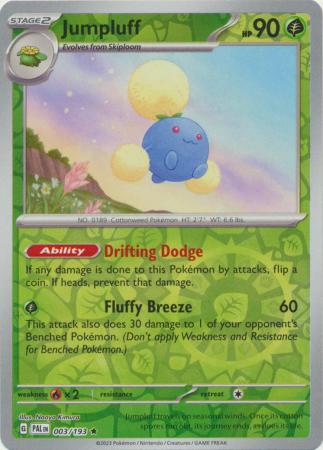 Jumpluff - 003/193 - Rare [sv02-003] [Reverse Holo]