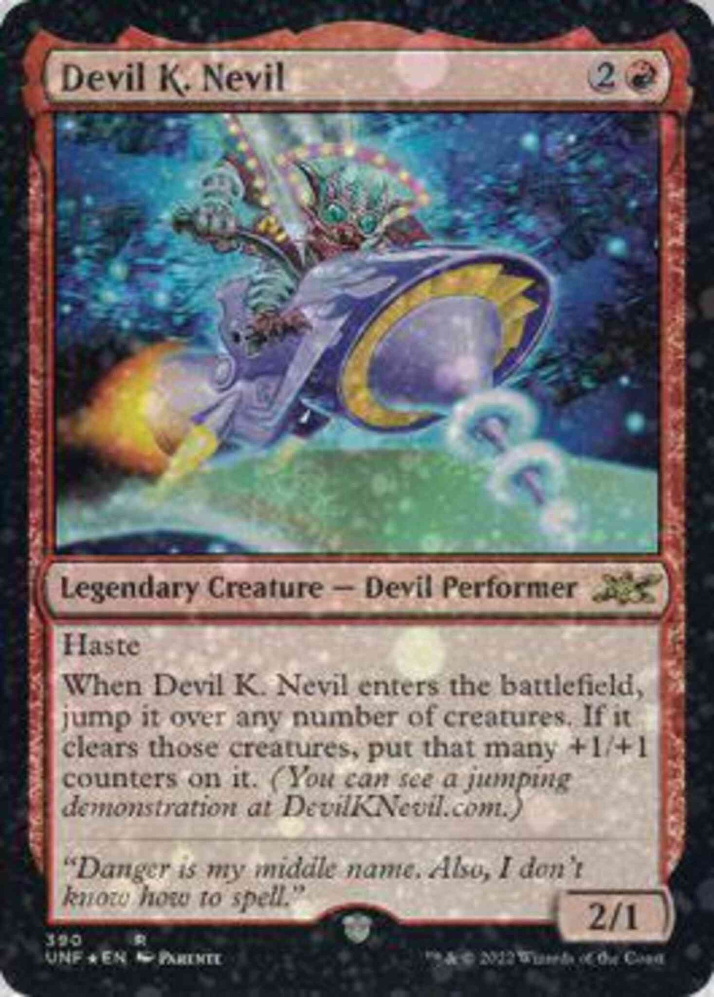Devil K. Nevil [390] [Unfinity] [Galaxy Foil]