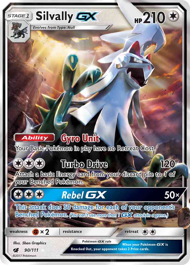 Silvally-GX - 90/111 - Rare Holo GX [sm4-90] [Ultra]