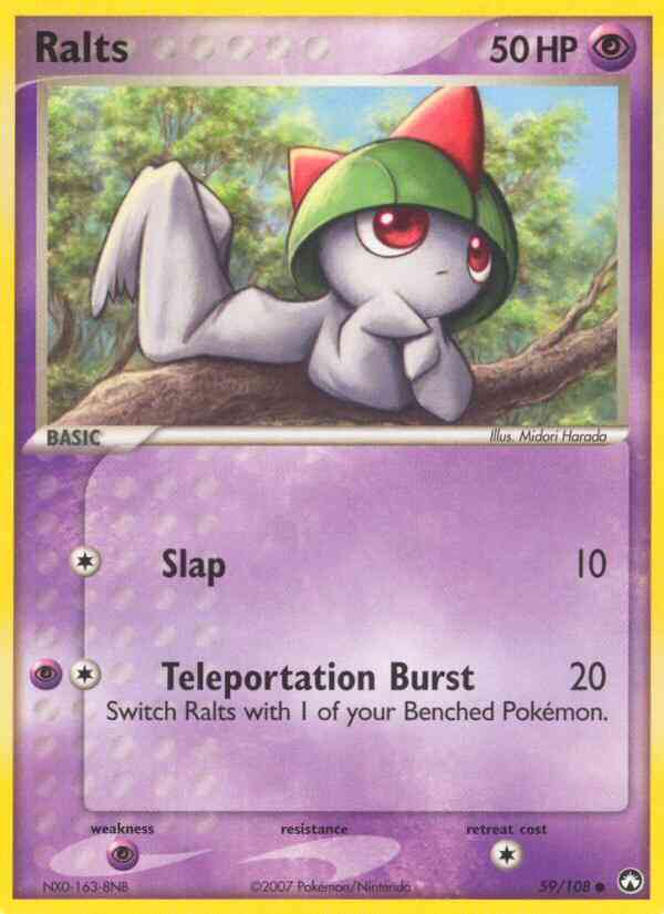Ralts - 59/108 - Common [ex16-59] [Reverse Holo]