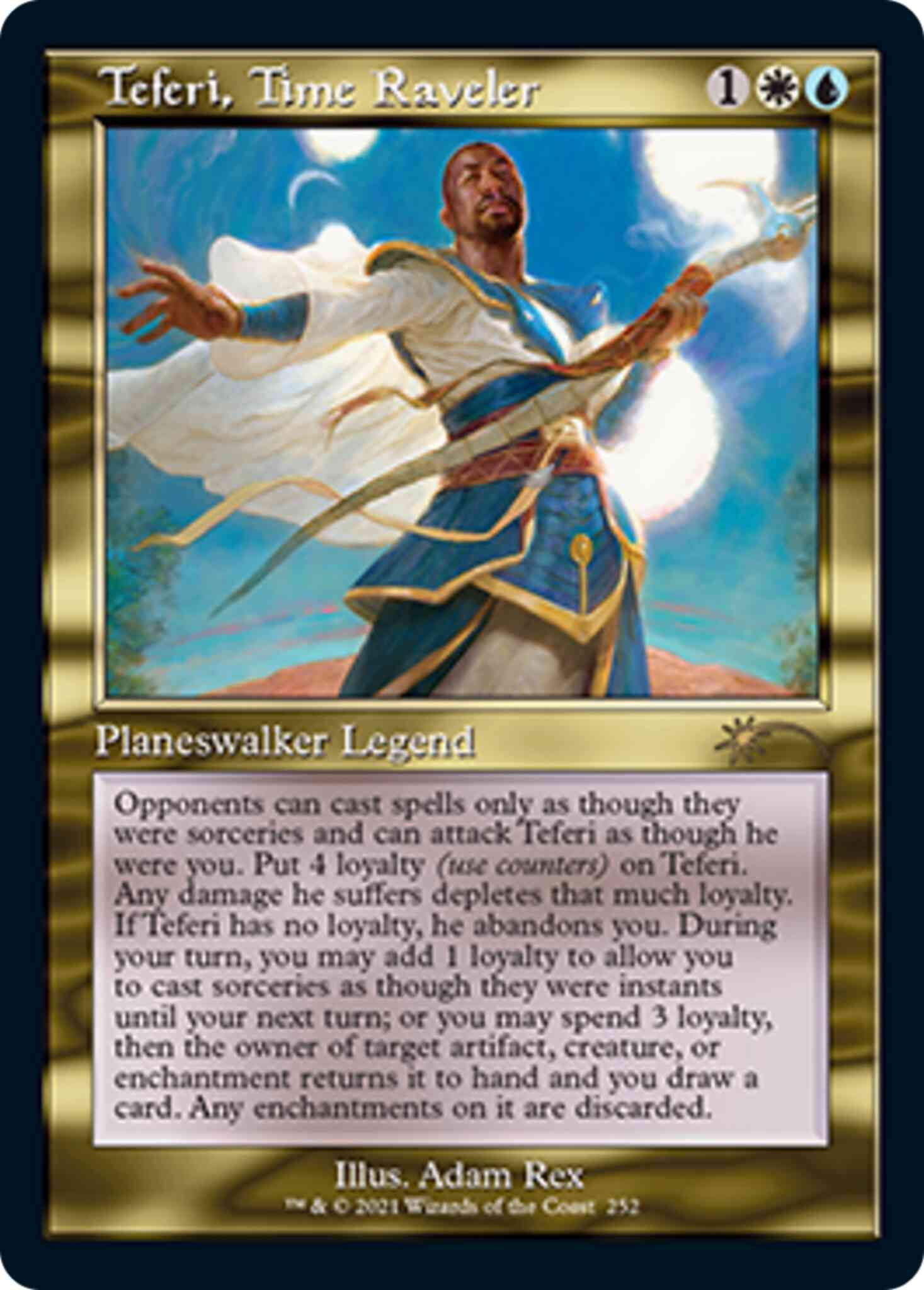 Teferi, Time Raveler [0252] [Retro Frame] [Teferi's Time Trouble