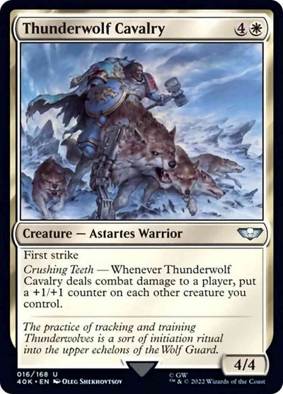 Thunderwolf Cavalry [16] [Universes Beyond: Warhammer 40,000] [Non-Foil]