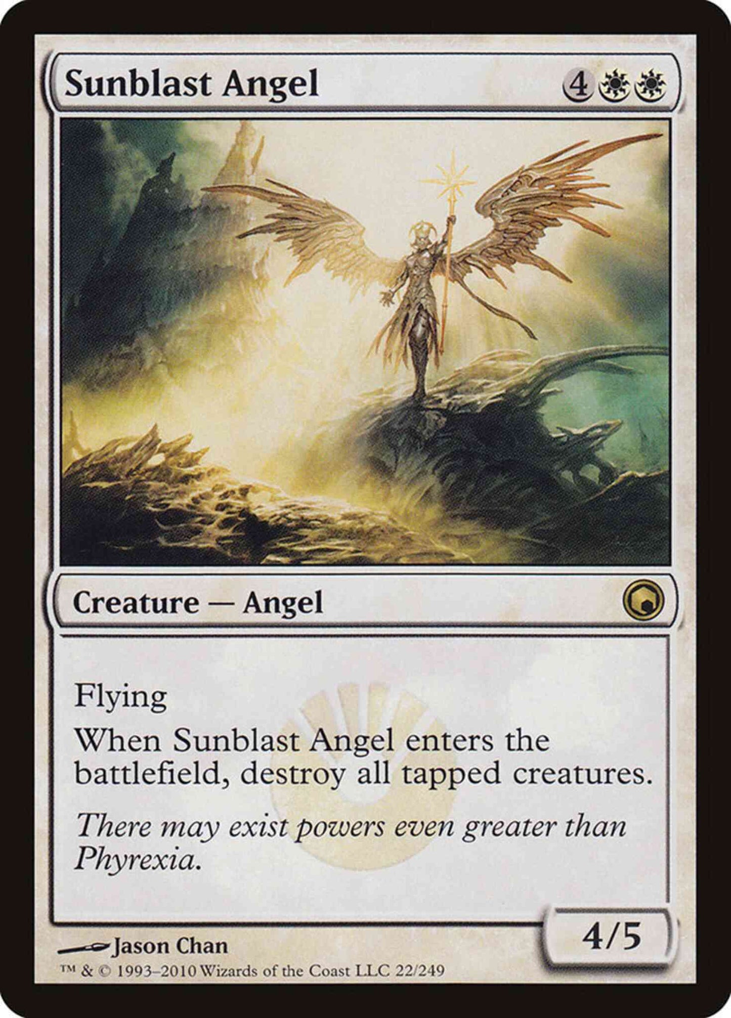 Sunblast Angel [22] [Scars Of Mirrodin] [Non-Foil]