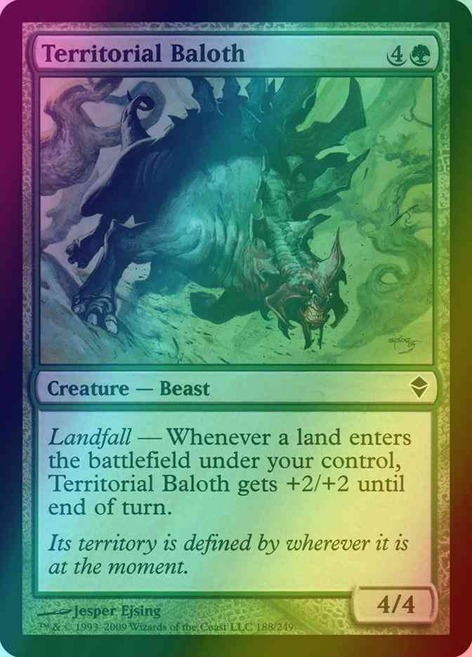 Territorial Baloth [188] [Zendikar] [Foil]