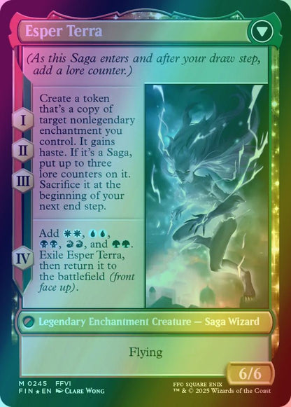 Terra, Magical Adept // Esper Terra [245s] [Prerelease] [FINAL FANTASY: Promos] [Foil]
