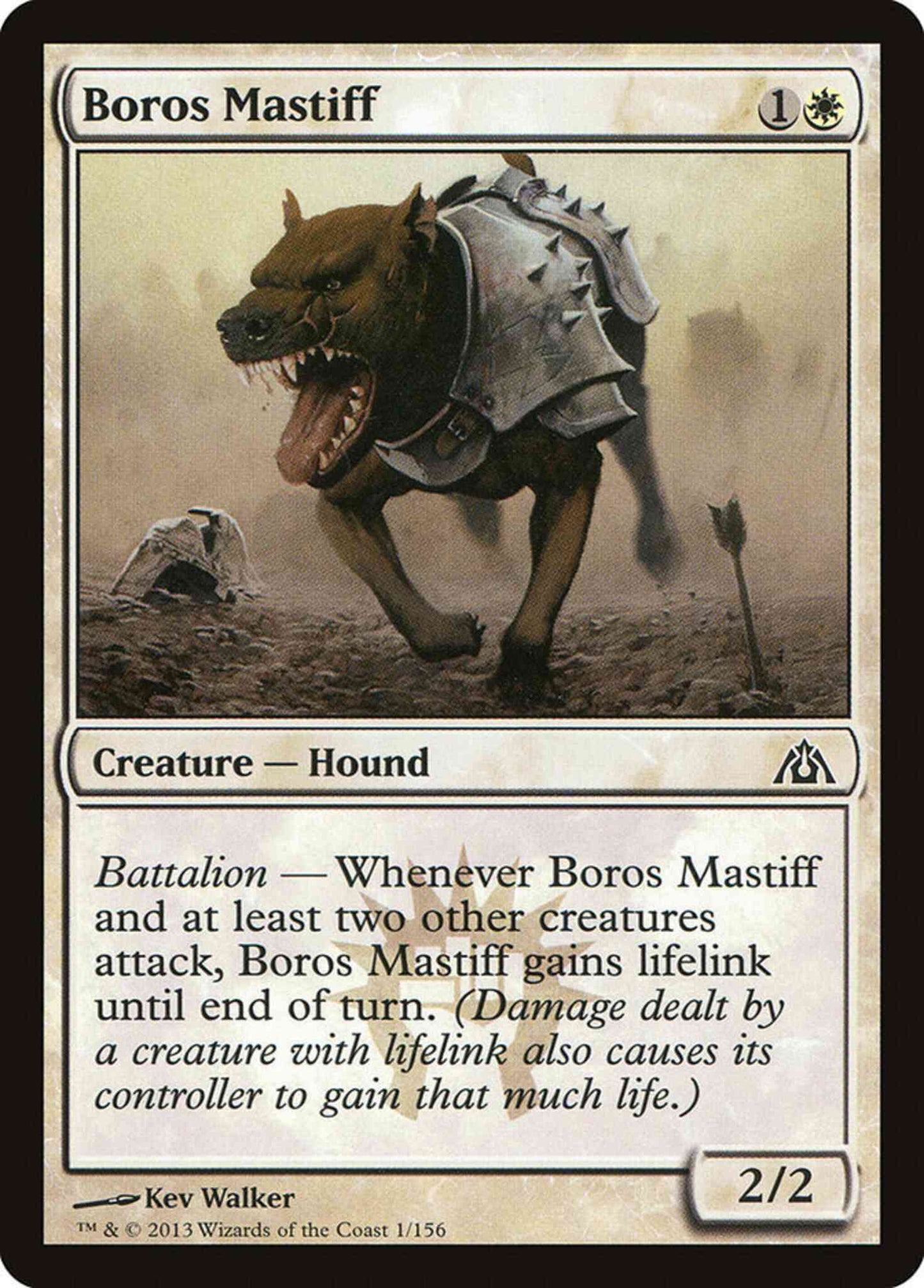 Boros Mastiff [1] [Dragon's Maze] [Non-Foil]