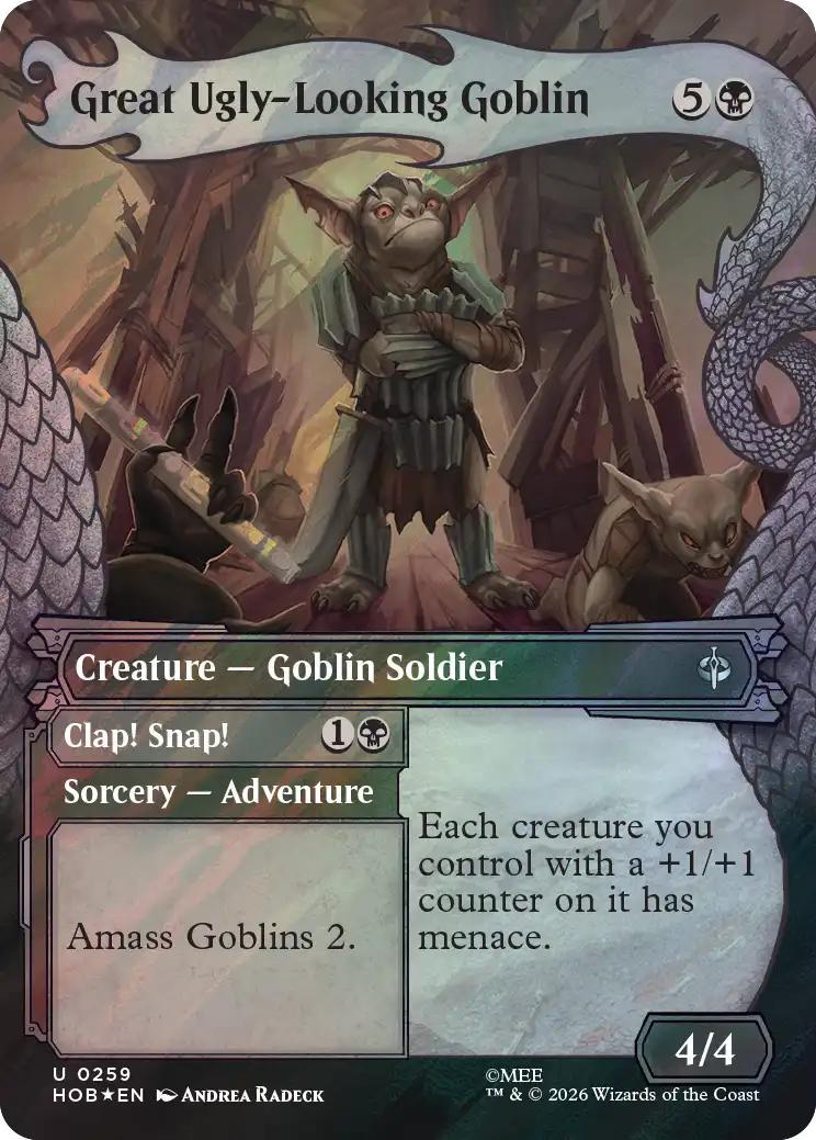 Great Ugly-Looking Goblin [259] [Borderless] [Dragon Hoard] [The Hobbit] [Surge Foil]