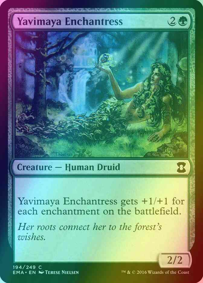 Yavimaya Enchantress [194] [Eternal Masters] [Foil]