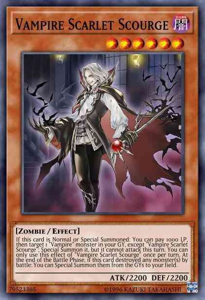 Vampire Scarlet Scourge - DASA-EN005 - Secret Rare - 1st Edition