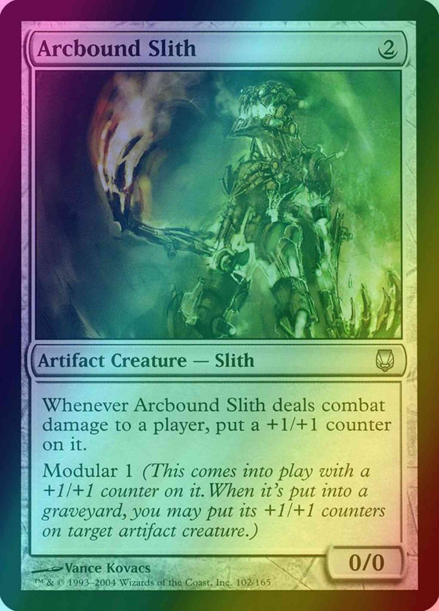 Arcbound Slith [102] [Darksteel] [Foil]