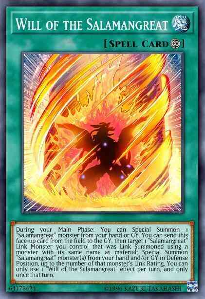 Will of the Salamangreat - SDSB-EN026 - Common - 1st Edition