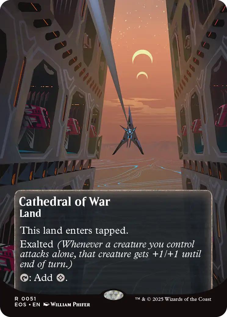 Cathedral of War [51] [Borderless] [Poster] [Edge of Eternities: Stellar Sights] [Non-Foil]