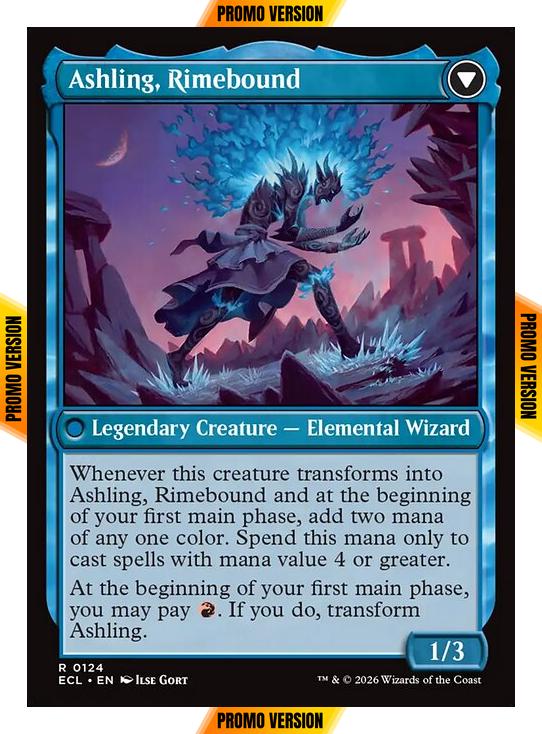 Ashling, Rekindled // Ashling, Rimebound [124p] [Promo Pack] [Lorwyn Eclipsed: Promos] [Non-Foil]