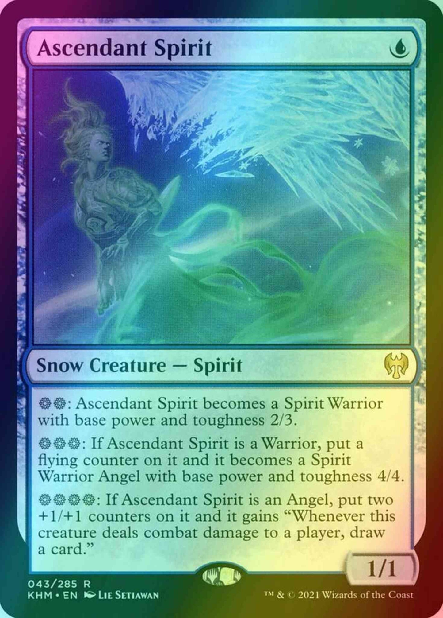 Ascendant Spirit [43] [Kaldheim] [Foil]