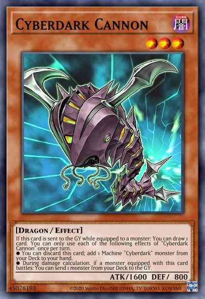 Cyberdark Cannon - LEDU-EN022 - Rare - 1st Edition