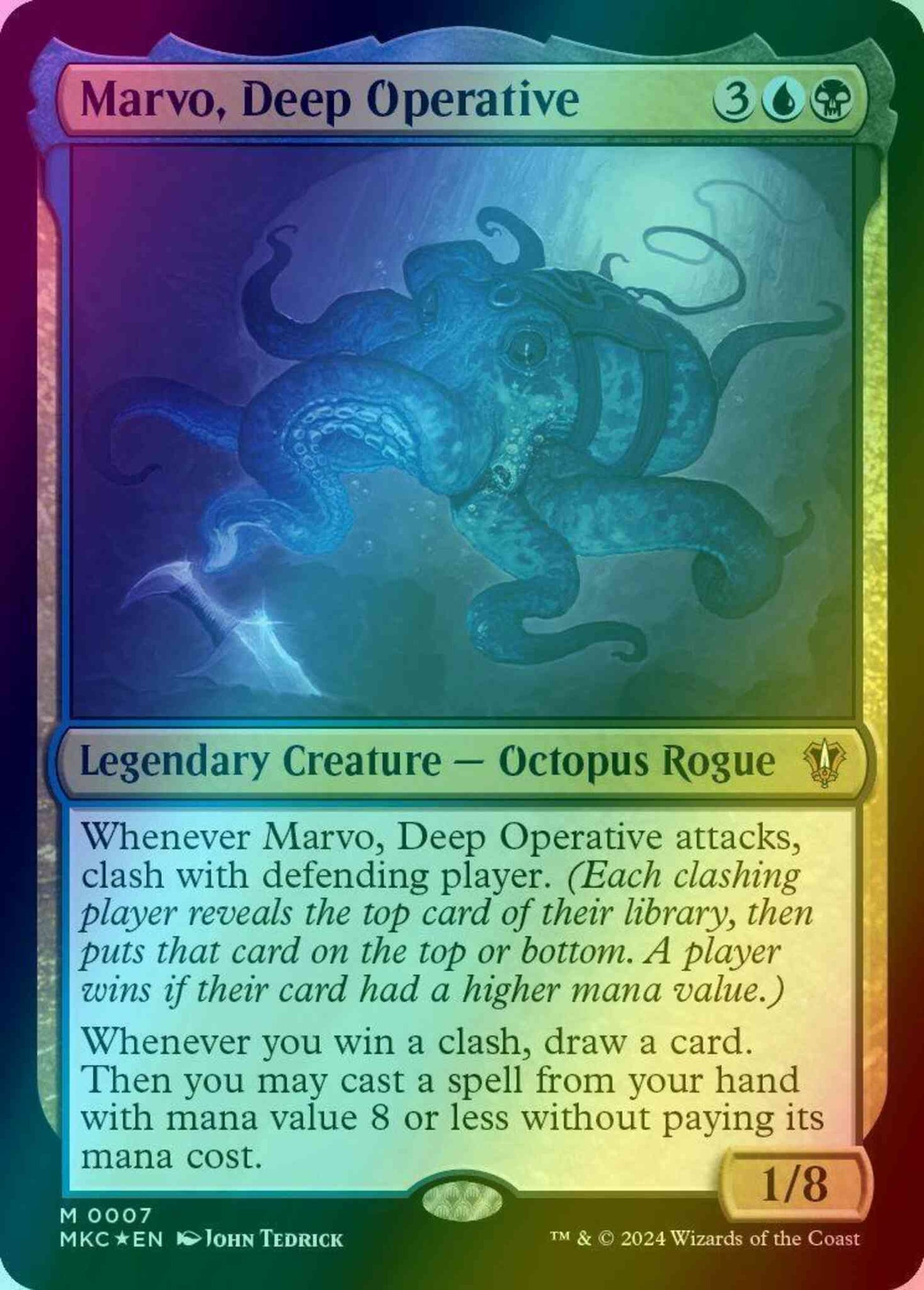 Marvo, Deep Operative [7] [Murders at Karlov Manor: Commander] [Foil]