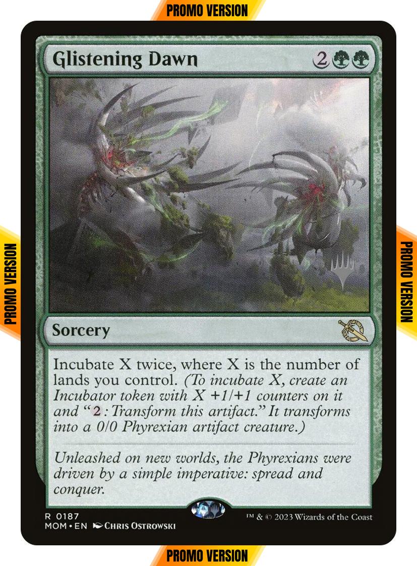 Glistening Dawn [187p] [Promo Pack] [March of the Machine: Promos] [Non-Foil]