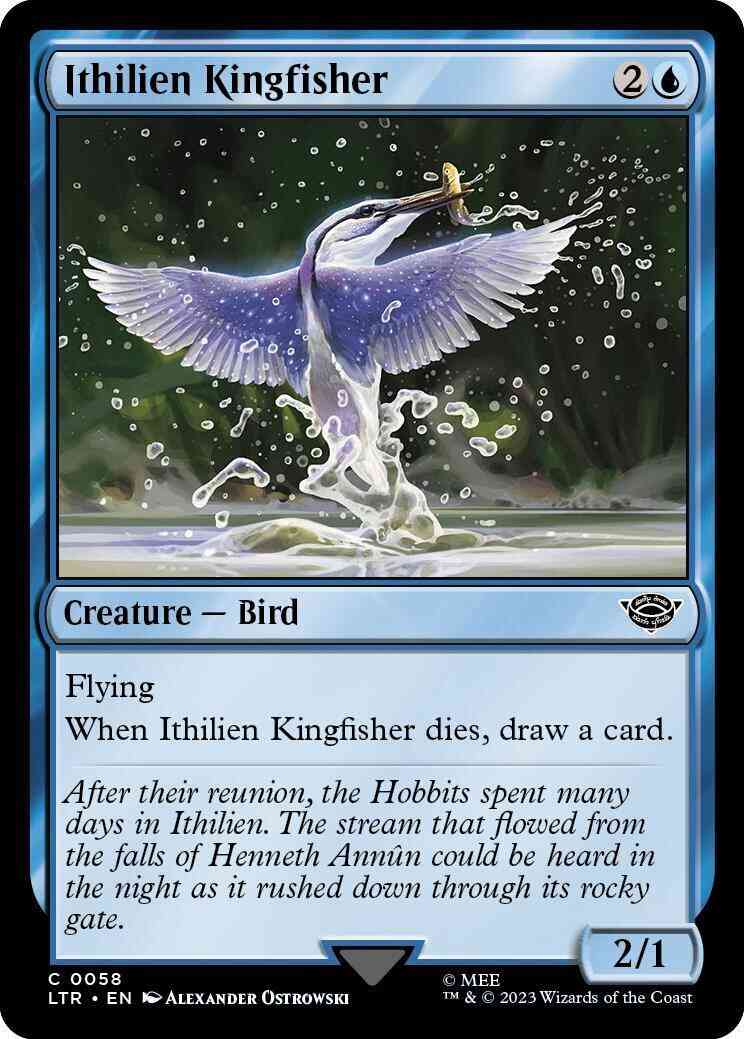 Ithilien Kingfisher [58] [The Lord of the Rings: Tales of Middle-earth] [Non-Foil]