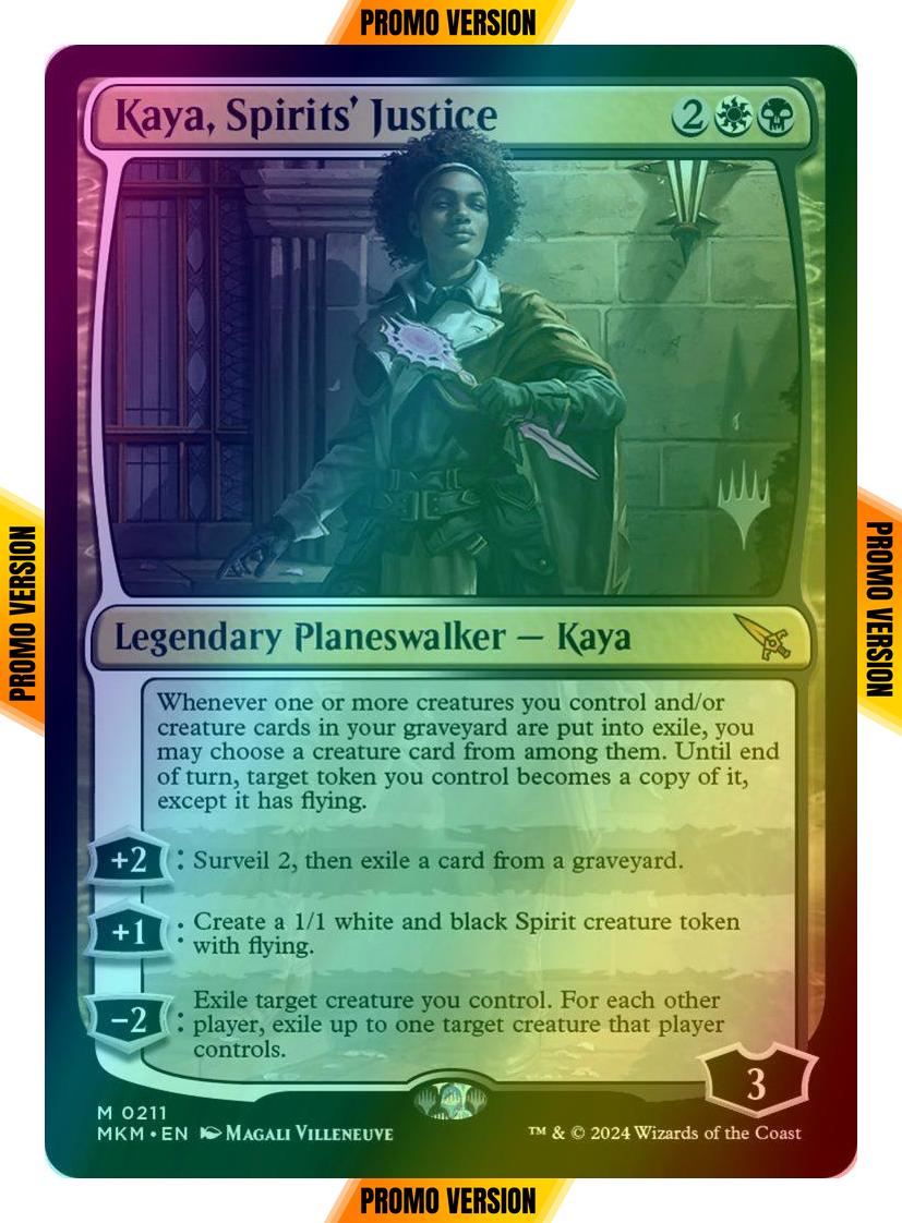 Kaya, Spirits' Justice [211p] [Promo Pack] [Murders at Karlov Manor: Promos] [Foil]