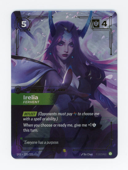 Irelia - Fervent — Overnumbered|Foil — ID 19625