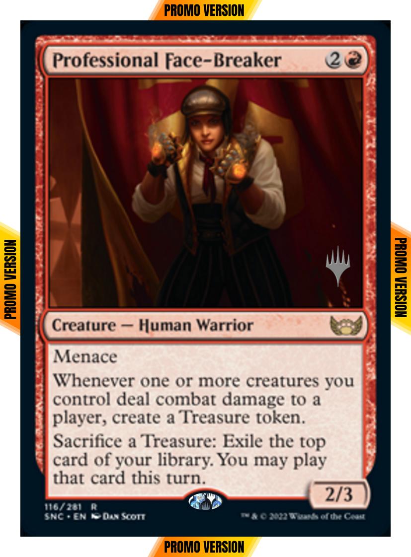 Professional Face-Breaker [Promo Pack] [116p] [Streets of New Capenna: Promos] [Non-Foil]