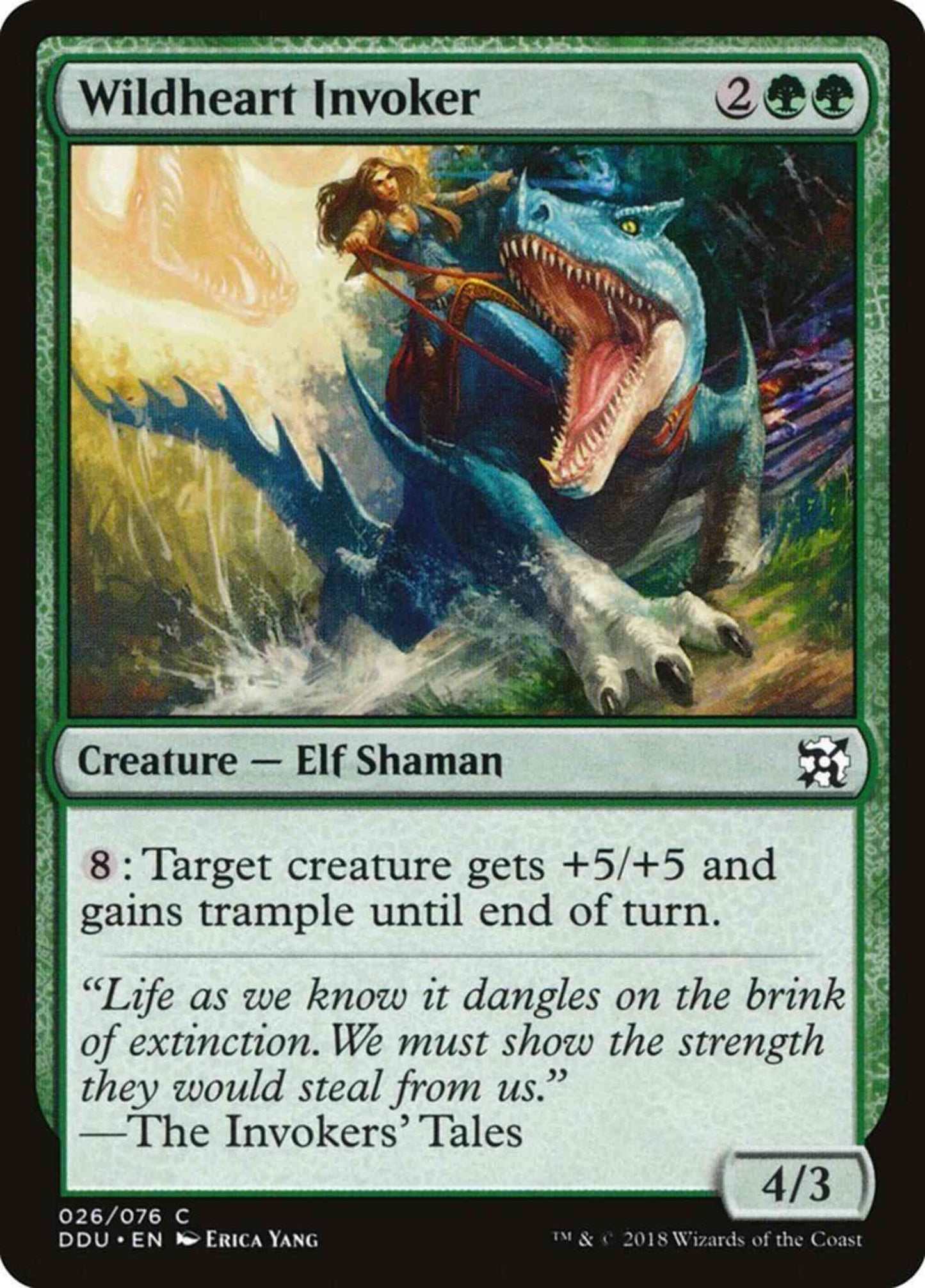 Wildheart Invoker [26] [Duel Decks Elves vs Inventors] [Non-Foil]