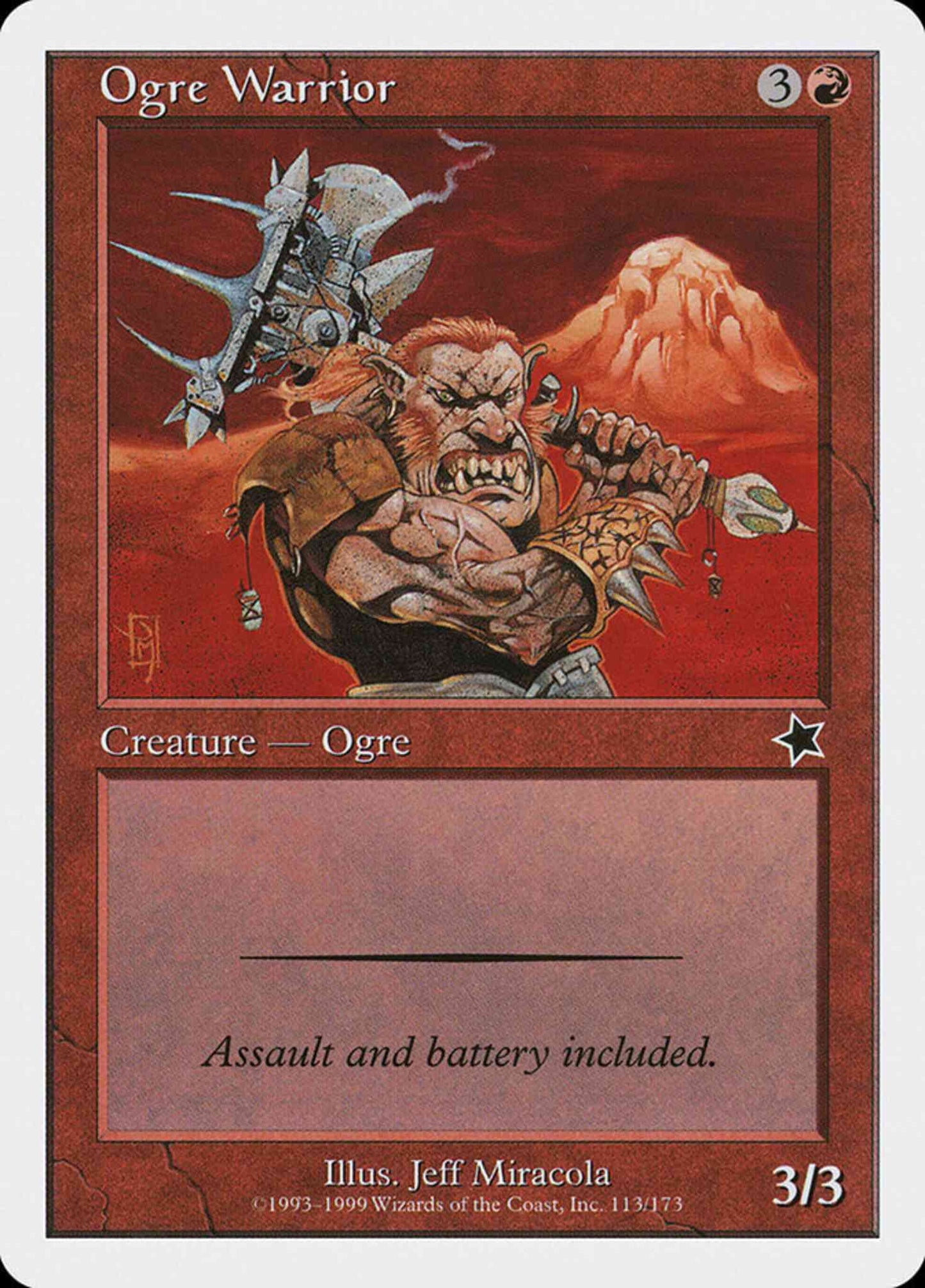 Ogre Warrior [113] [Starter 1999] [Non-Foil]