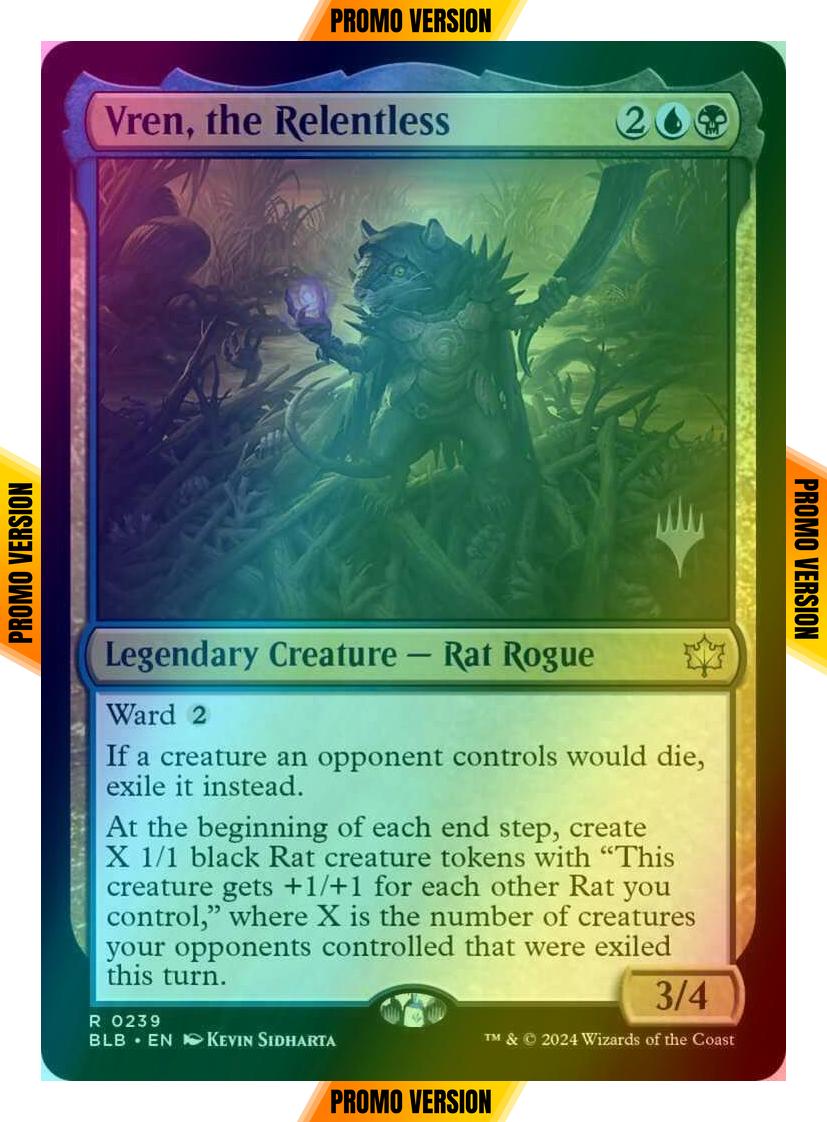 Vren, the Relentless [239p] [Promo Pack] [Bloomburrow: Promos] [Foil]