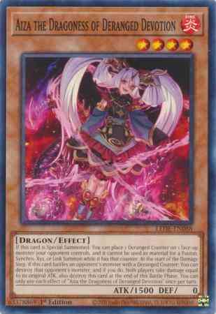 Aiza the Dragoness of Deranged Devotion - LEDE-EN088 - Common - 1st Edition