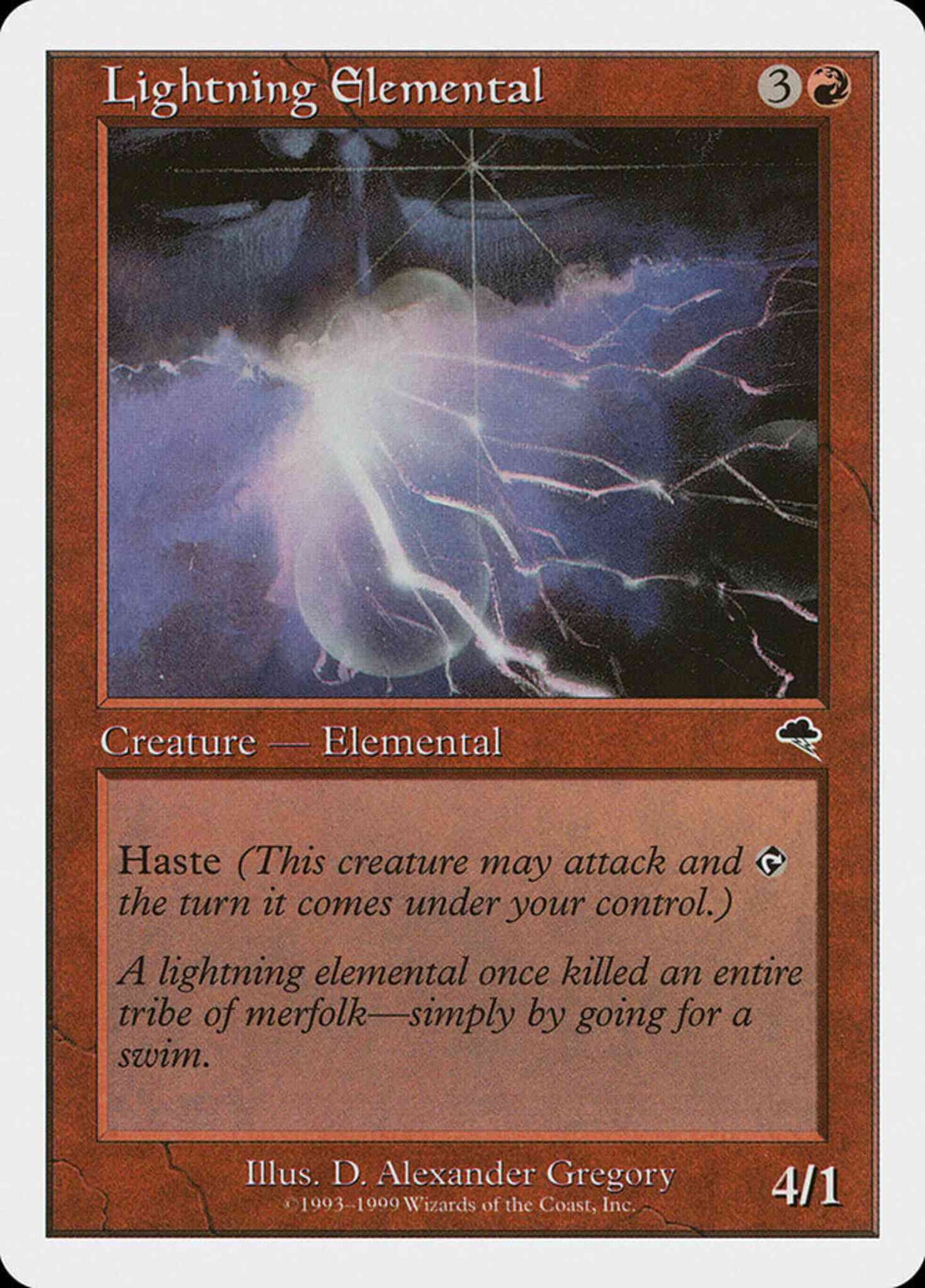Lightning Elemental [37] [Battle Royale Box Set] [Non-Foil]