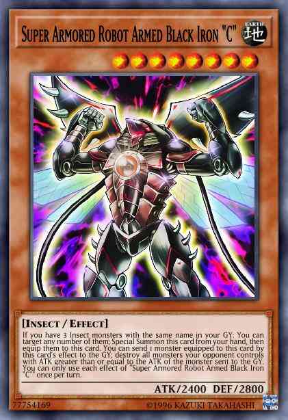 Super Armored Robot Armed Black Iron "C" - SAST-EN097 - Common - Unlimited