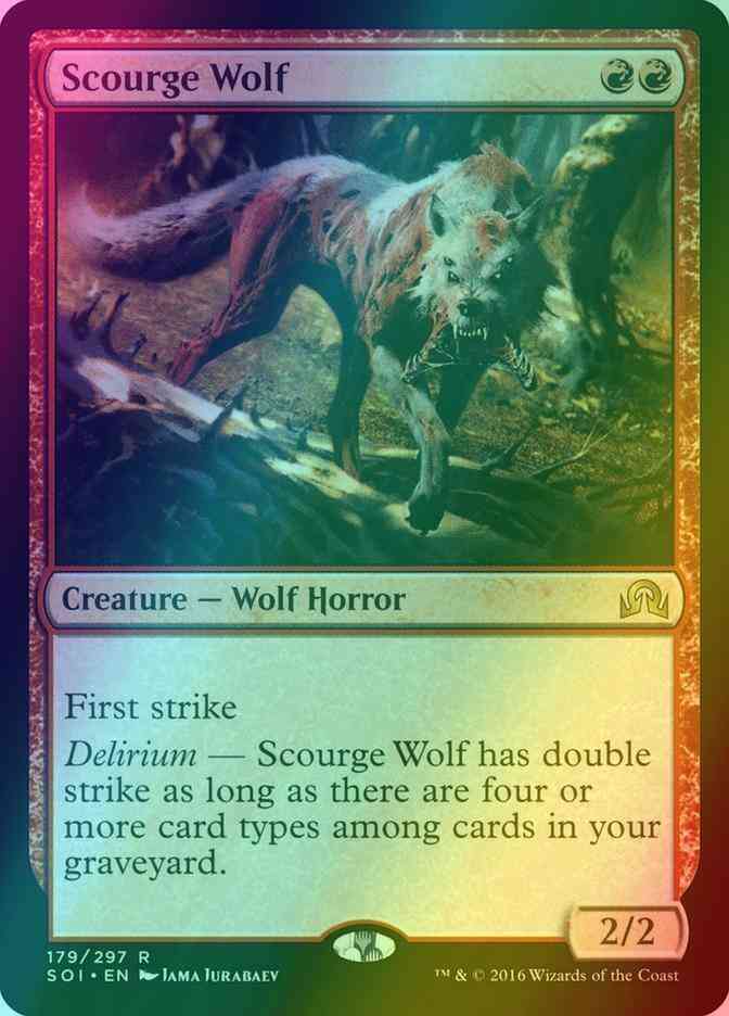 Scourge Wolf [179] [Shadows over Innistrad] [Foil]