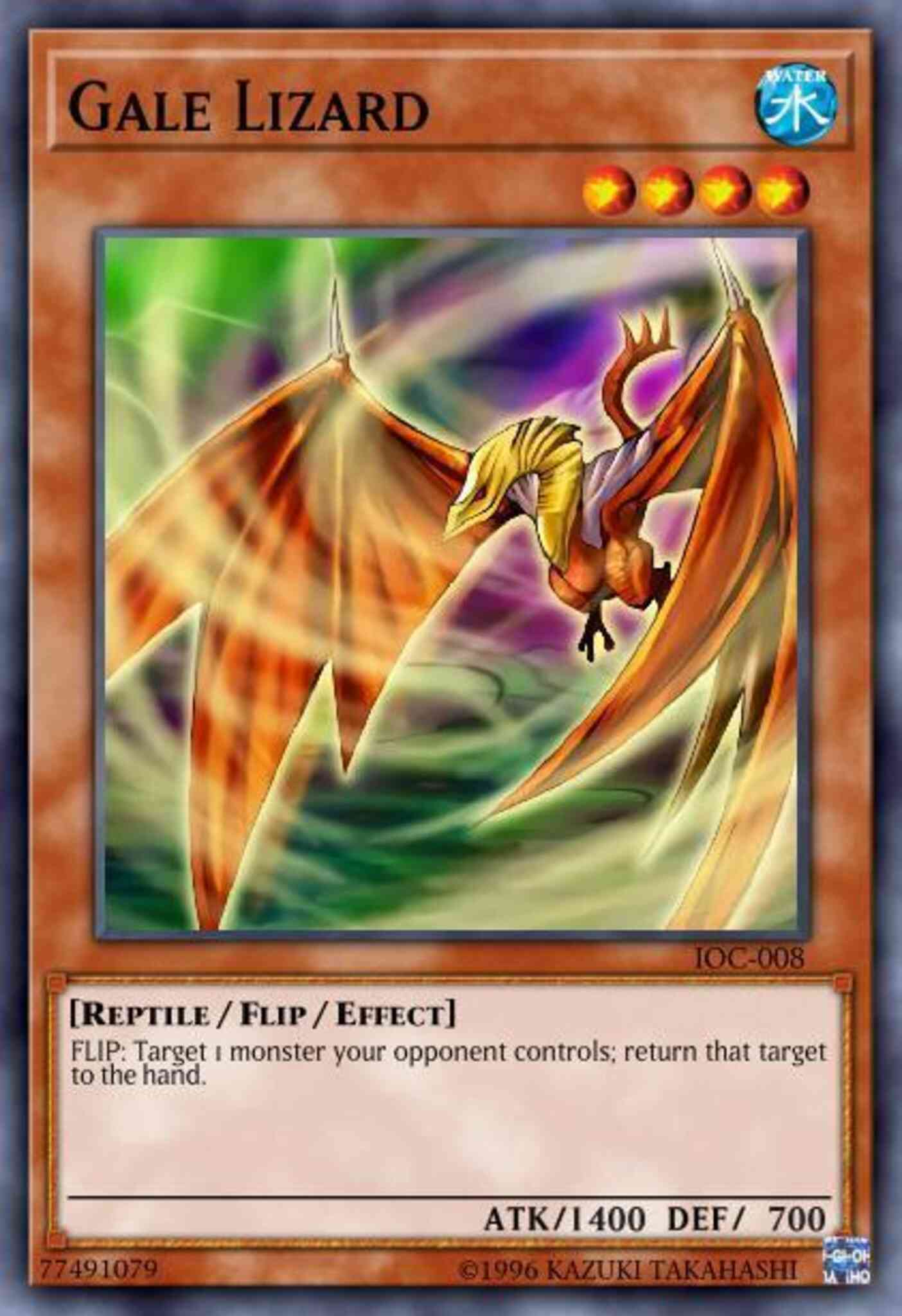 Gale Lizard - IOC-008 - Common - 1st Edition