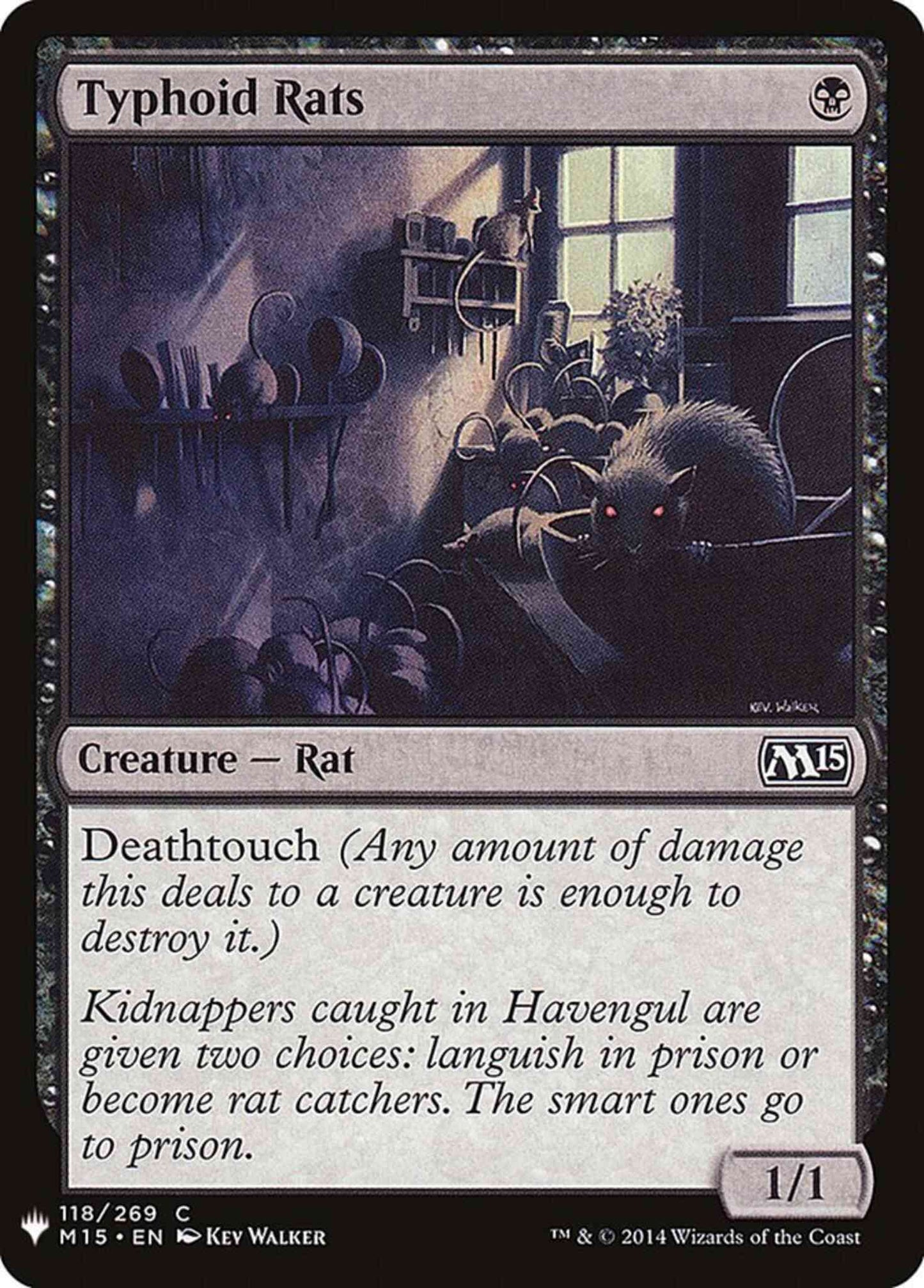 Typhoid Rats [M15-118] [The List] [Non-Foil]
