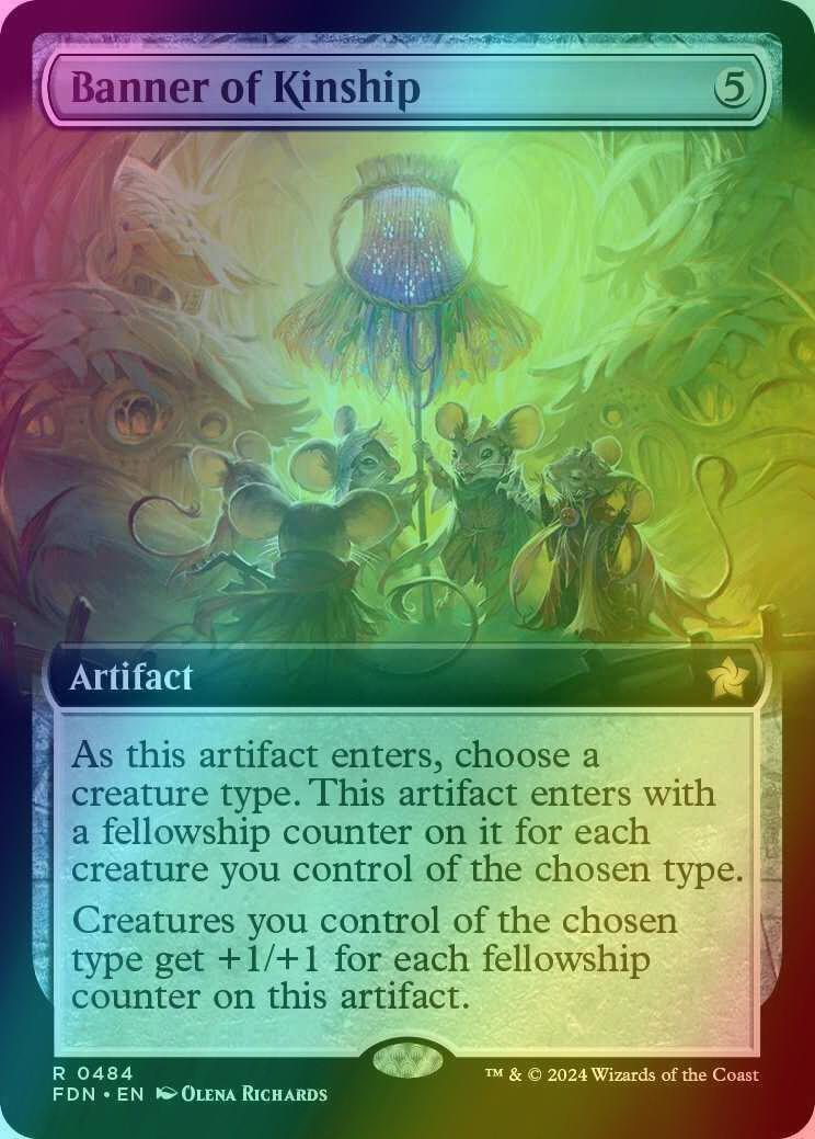 Banner of Kinship [484] [Extended Art] [Foundations] [Foil]
