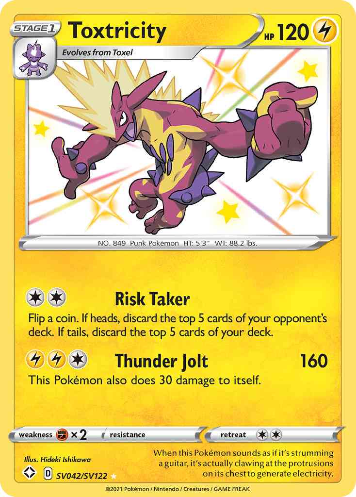 Toxtricity - SV042/SV122 - Rare Shiny [swsh45sv-SV042] [Holo]