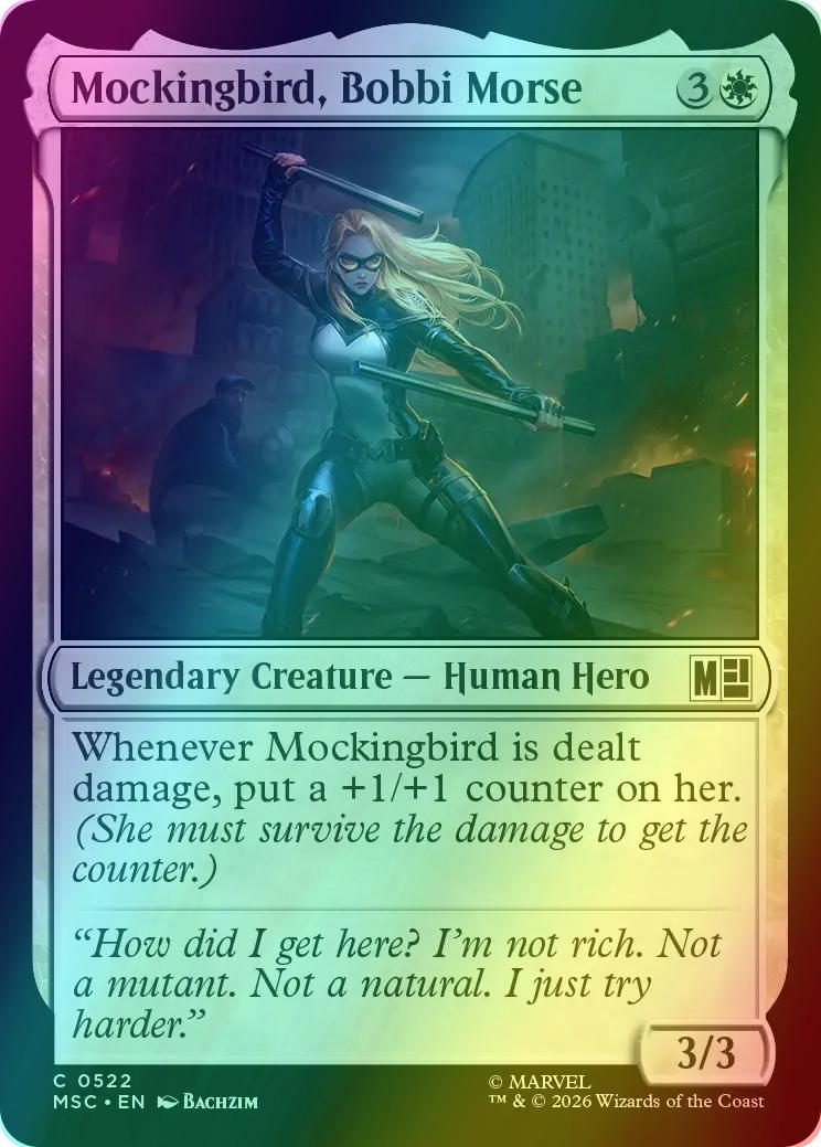 Mockingbird, Bobbi Morse [522] [Beginner Box] [Marvel Super Heroes: Commander] [Foil]