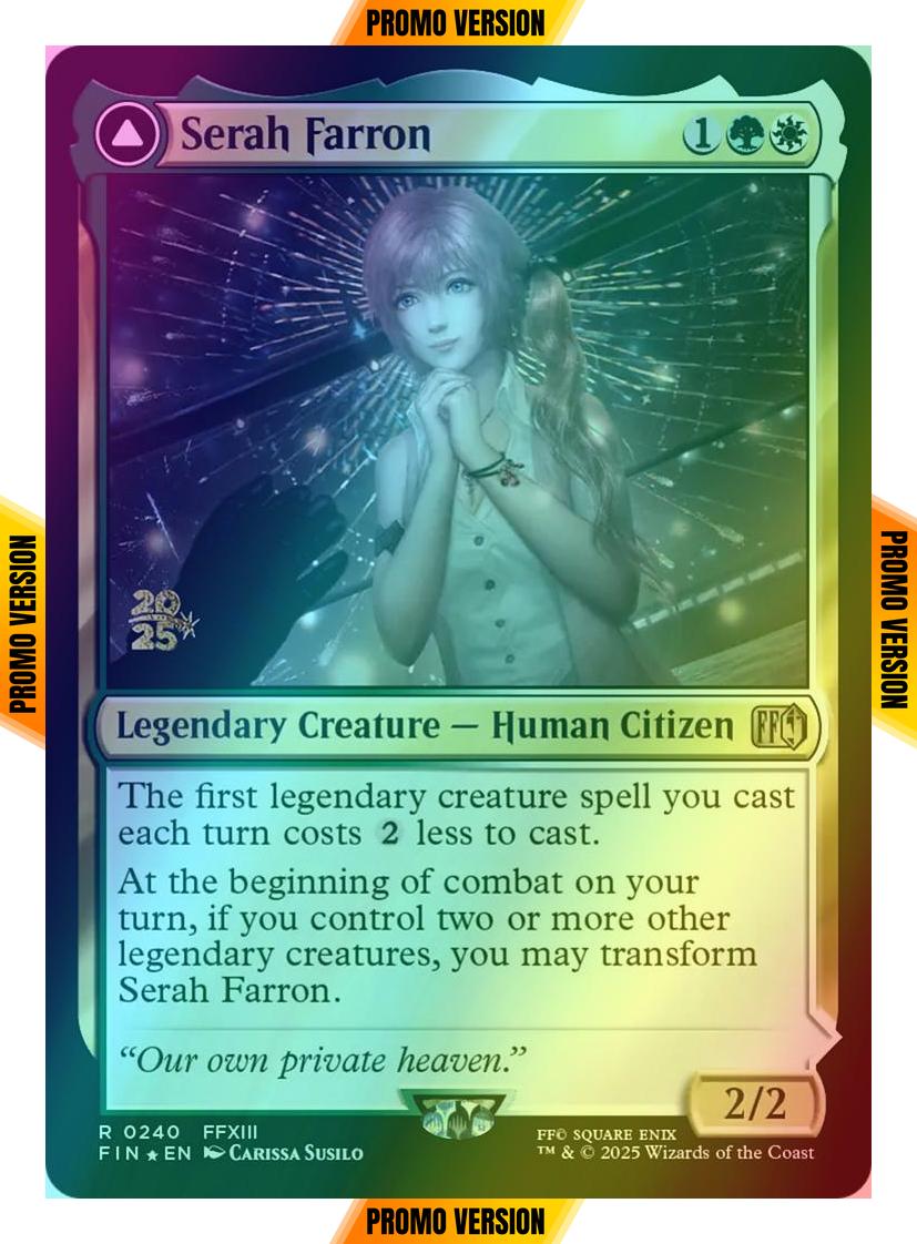 Serah Farron // Crystallized Serah [240s] [Prerelease] [FINAL FANTASY: Promos] [Foil]