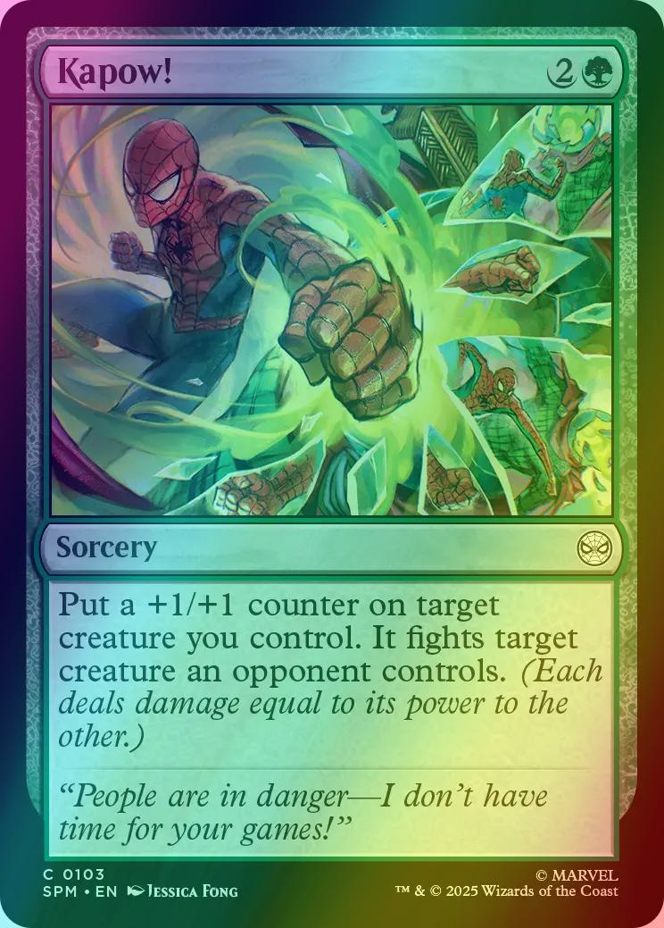 Kapow! [103] [Marvel's Spider-Man] [Foil]